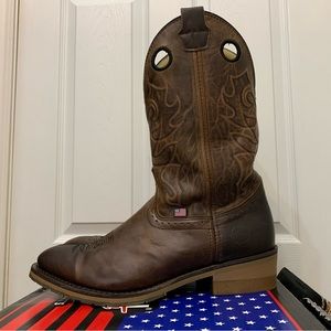 Double H Kilgore western cowboy work boots mens 13 2E EE WIDE.